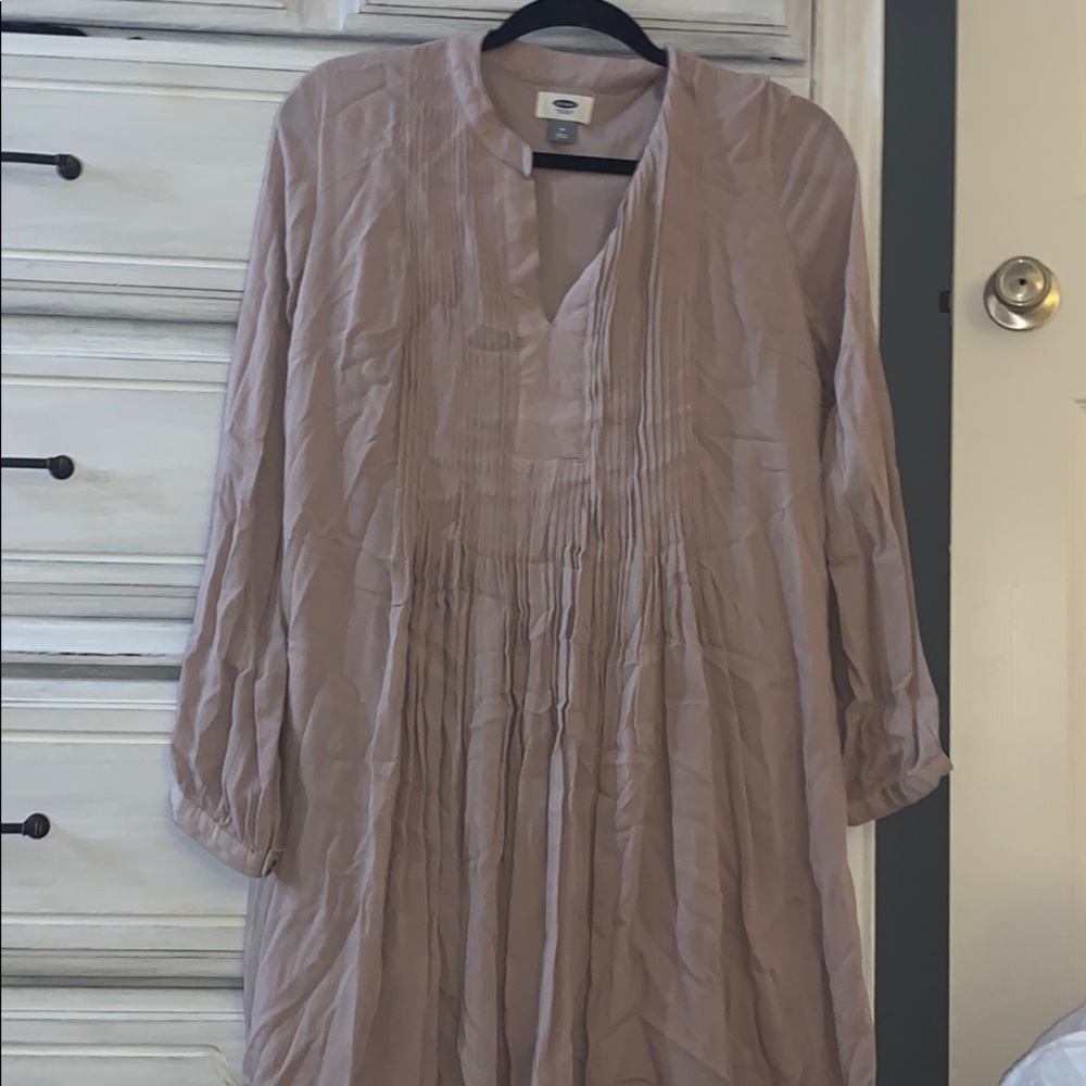 Tan/flowy business casual dress